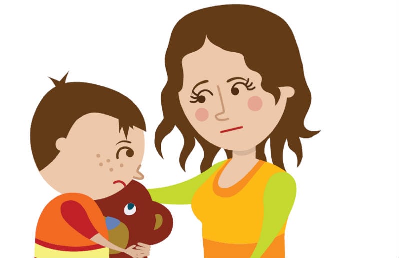 La culpa después de gritarle a un hijo