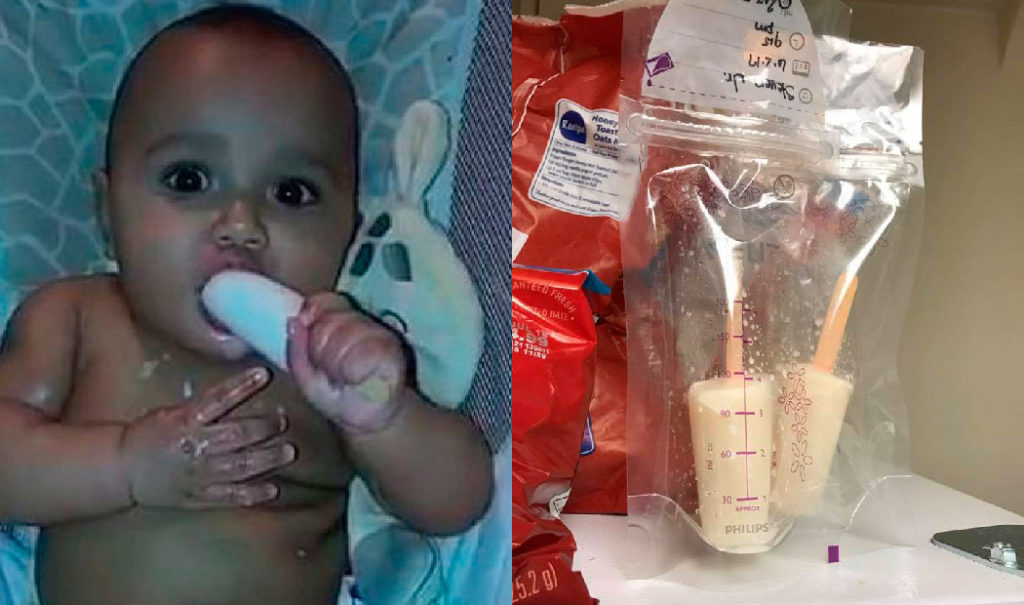 Paletas de leche materna: el invento de una mamá para calmar a su bebé
